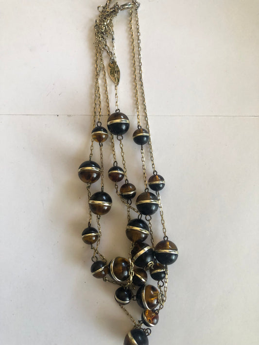 Brown Pearls Necklace