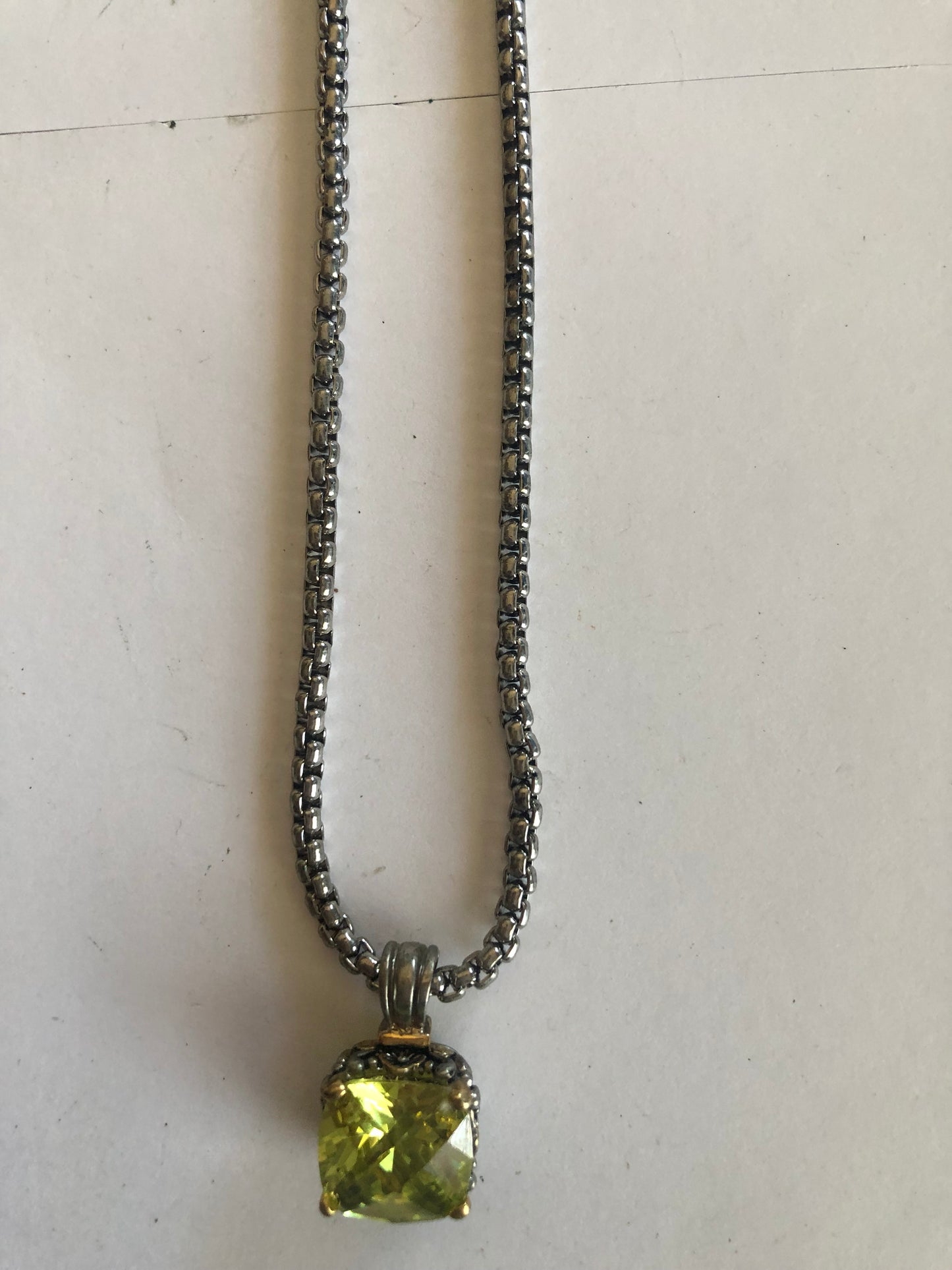 Yellow Diamond Necklace