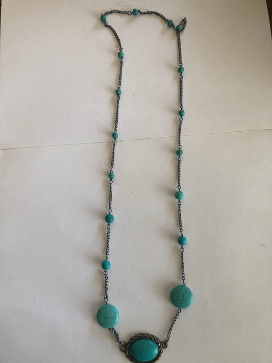 Turquoise Beaded Necklace