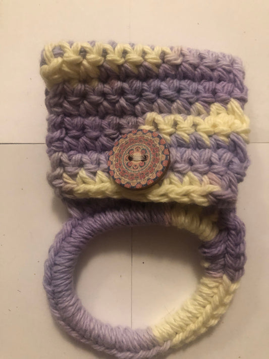 Crocheted Kitchen Towel Holder